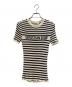 Christian Dior（クリスチャン ディオール）の古着「Dioriviera Short-Sleeve Knit Sweater ディオリビエラ ショートスリーブニット/	444S15AM779」｜ベージュ