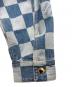 中古・古着 LOUIS VUITTON (ルイ ヴィトン) ダミエ デニムジャケット スカイブルー サイズ:38：240000円