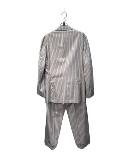 LUCIANO（ルチアーノ）LUCIANO (ルチアーノ) セットアップスーツ グレー×ホワイト サイズ:不明の古着・服飾アイテム