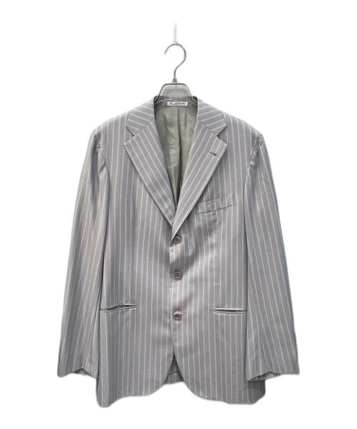 LUCIANO（ルチアーノ）LUCIANO (ルチアーノ) セットアップスーツ グレー×ホワイト サイズ:不明の古着・服飾アイテム
