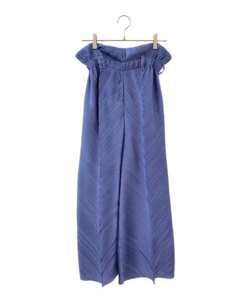 GIORGIO ARMANI（ジョルジオアルマーニ）GIORGIO ARMANI (ジョルジオアルマーニ) プリーツパンツ スカイブルー サイズ:42の古着・服飾アイテム