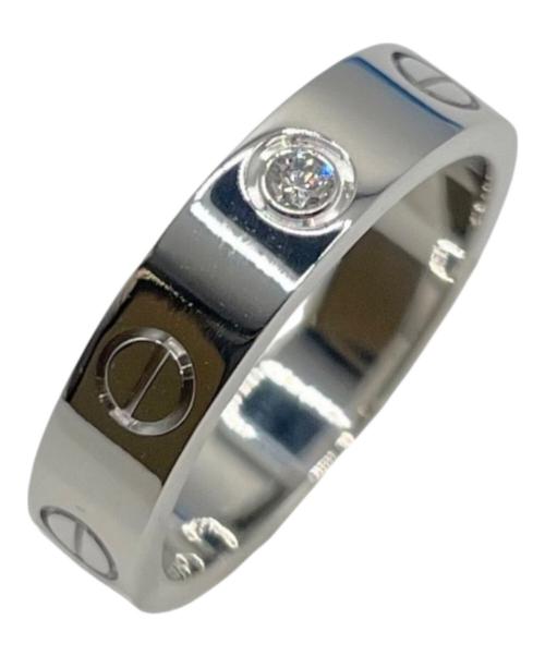 Cartier（カルティエ）Cartier (カルティエ) ミニラブ リング 1Pダイヤ サイズ:47/7号の古着・服飾アイテム