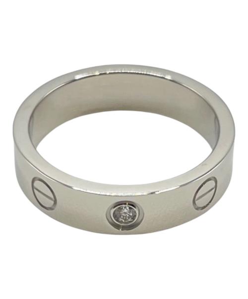 Cartier（カルティエ）Cartier (カルティエ) ミニラブ リング 1Pダイヤ サイズ:47/7号の古着・服飾アイテム