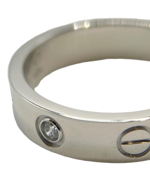 Cartier（カルティエ）Cartier (カルティエ) ミニラブ リング 1Pダイヤ サイズ:47/7号の古着・服飾アイテム