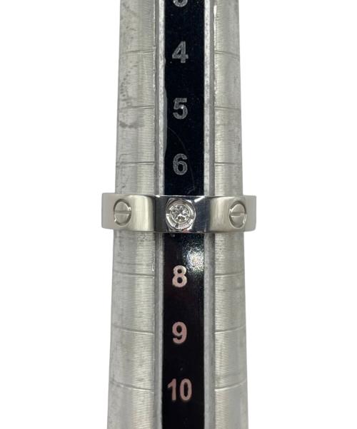 Cartier（カルティエ）Cartier (カルティエ) ミニラブ リング 1Pダイヤ サイズ:47/7号の古着・服飾アイテム