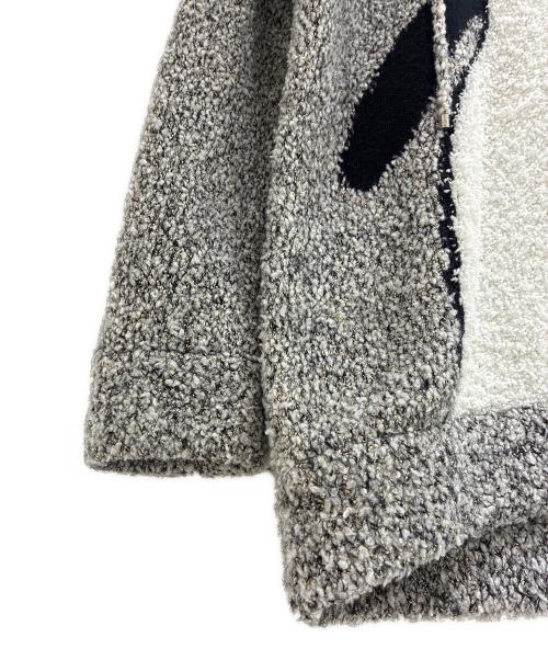 CHANEL（シャネル）CHANEL (シャネル) シルク×カシミヤ混 07AW ペンギン ニットパーカー/ グレー サイズ:40の古着・服飾アイテム