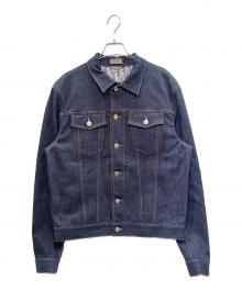 Dior（ディオール）の古着「Oblique Low Cotton Denim Jacket オブリーク ロー コットンデニムジャケット/013D482J226X」｜インディゴ