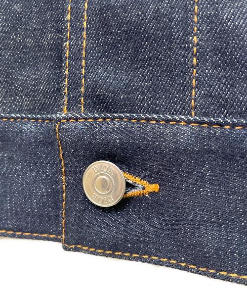 Dior（ディオール）Dior (ディオール) Oblique Low Cotton Denim Jacket オブリーク ロー コットンデニムジャケット/013D482J226X インディゴ サイズ:50の古着・服飾アイテム