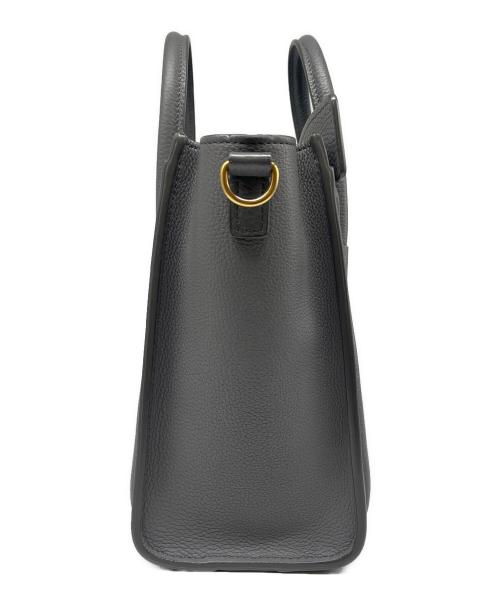 CELINE（セリーヌ）CELINE (セリーヌ) Luggage Nano Shopper Bag ラゲージ ナノ ショッパー ライトグレー サイズ:ナノの古着・服飾アイテム