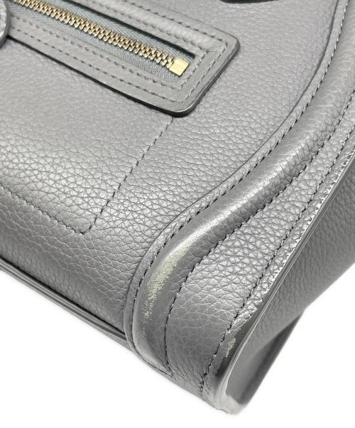 CELINE（セリーヌ）CELINE (セリーヌ) Luggage Nano Shopper Bag ラゲージ ナノ ショッパー ライトグレー サイズ:ナノの古着・服飾アイテム