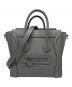 CELINE（セリーヌ）の古着「Luggage Nano Shopper Bag ラゲージ ナノ ショッパー」｜ライトグレー