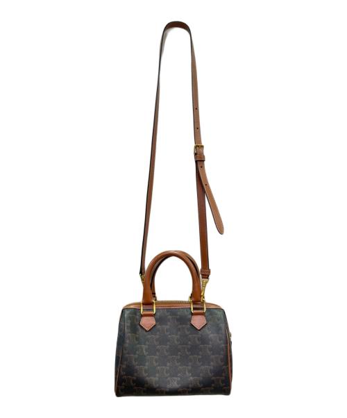 CELINE（セリーヌ）CELINE (セリーヌ) Small Boston スモールボストン ブラウン サイズ:スモール/SMALLの古着・服飾アイテム