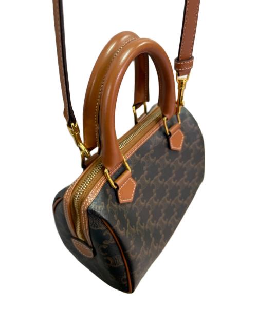 CELINE（セリーヌ）CELINE (セリーヌ) Small Boston スモールボストン ブラウン サイズ:スモール/SMALLの古着・服飾アイテム