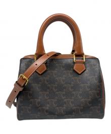 CELINE（セリーヌ）の古着「Small Boston スモールボストン」｜ブラウン