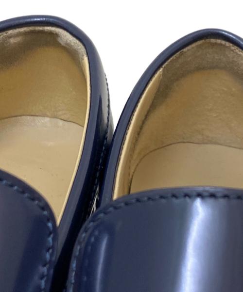 BOTTEGA VENETA（ボッテガベネタ）BOTTEGA VENETA (ボッテガベネタ) レザーローファー ネイビー サイズ:36の古着・服飾アイテム