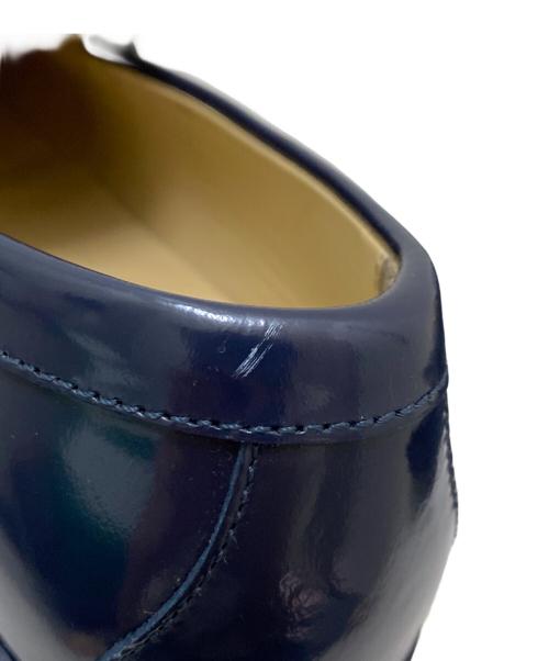 BOTTEGA VENETA（ボッテガベネタ）BOTTEGA VENETA (ボッテガベネタ) レザーローファー ネイビー サイズ:36の古着・服飾アイテム
