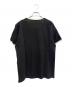 CELINE (セリーヌ) レギュラーTシャツ/Regular T-Shirt ブラック×ホワイト サイズ:L：40000円