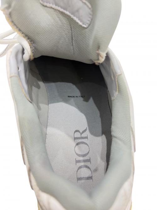 Dior（ディオール）Dior (ディオール) ローカットスニーカー ライトグレー×ホワイト サイズ:41の古着・服飾アイテム