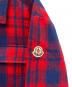 中古・古着 MONCLER (モンクレール) 23AW CAMICIA Zip Up Wool Jacket CAMICIA ジップアップウールジャケット/I20912F00005 レッド×ネイビー サイズ:M：70000円
