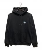 Dior×stussyディオール×ステューシー）の古着「BEE 裏起毛 スウェットプルオーバーパーカー」｜ブラック