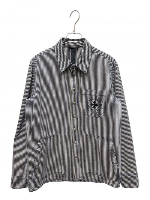 CHROME HEARTS（クロムハーツ）CHROME HEARTS (クロムハーツ) LAST BITE/ラストバイト カバーオール ネイビー×ホワイト サイズ:Ｍの古着・服飾アイテム