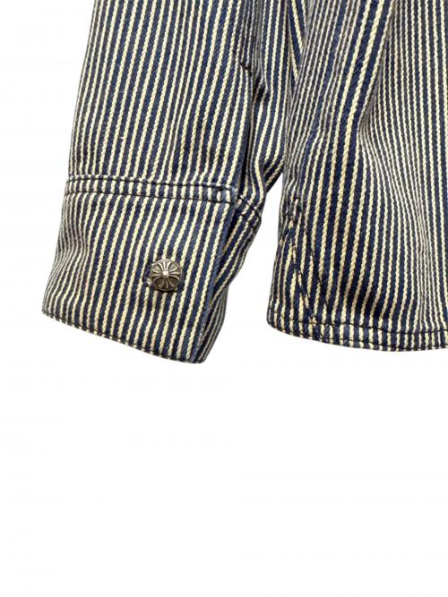 CHROME HEARTS（クロムハーツ）CHROME HEARTS (クロムハーツ) LAST BITE/ラストバイト カバーオール ネイビー×ホワイト サイズ:Ｍの古着・服飾アイテム
