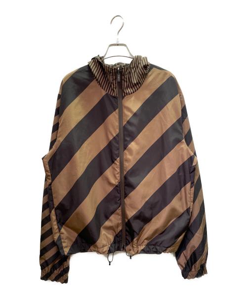 FENDI（フェンディ）FENDI (フェンディ) ナイロンジャケット ブラウン サイズ:46の古着・服飾アイテム