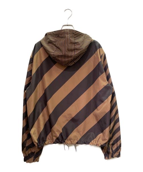 FENDI（フェンディ）FENDI (フェンディ) ナイロンジャケット ブラウン サイズ:46の古着・服飾アイテム