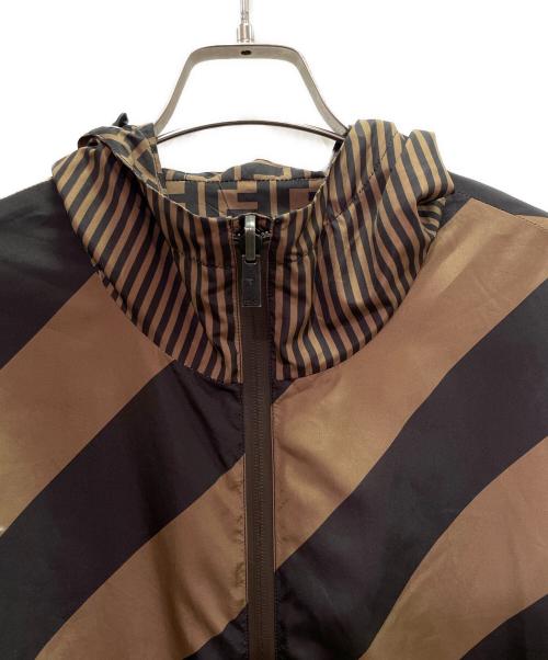 FENDI（フェンディ）FENDI (フェンディ) ナイロンジャケット ブラウン サイズ:46の古着・服飾アイテム