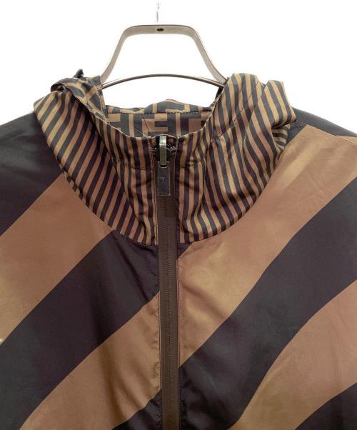 FENDI（フェンディ）FENDI (フェンディ) ナイロンジャケット/Nylon Jacket/FAA615 A79N ブラウン サイズ:46の古着・服飾アイテム