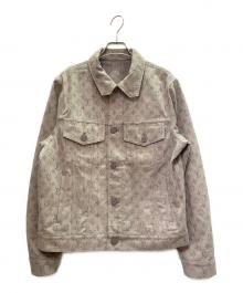 LOUIS VUITTON（ルイ ヴィトン）の古着「Monogram All-Over Denim Jacket モノグラム 総柄デニムジャケット/RM211Q QJQ HHA21W」｜グレー