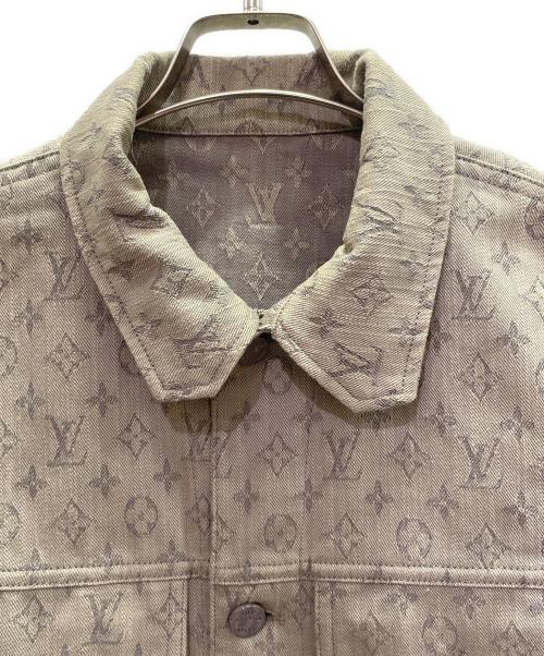 LOUIS VUITTON（ルイ ヴィトン）LOUIS VUITTON (ルイ ヴィトン) Monogram All-Over Denim Jacket モノグラム 総柄デニムジャケット/RM211Q QJQ HHA21W グレー サイズ:46の古着・服飾アイテム