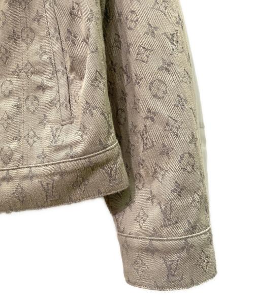 LOUIS VUITTON（ルイ ヴィトン）LOUIS VUITTON (ルイ ヴィトン) Monogram All-Over Denim Jacket モノグラム 総柄デニムジャケット/RM211Q QJQ HHA21W グレー サイズ:46の古着・服飾アイテム