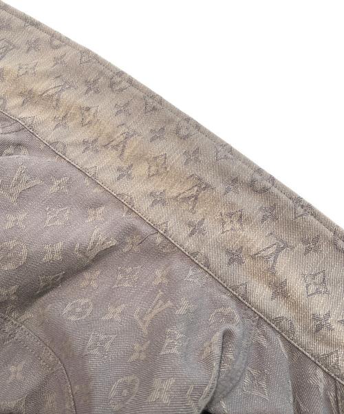 LOUIS VUITTON（ルイ ヴィトン）LOUIS VUITTON (ルイ ヴィトン) Monogram All-Over Denim Jacket モノグラム 総柄デニムジャケット/RM211Q QJQ HHA21W グレー サイズ:46の古着・服飾アイテム