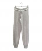 Crucianiクルチアーニ）の古着「カシミヤイージーパンツ/Cashmere Easy Pants」｜ライトグレー