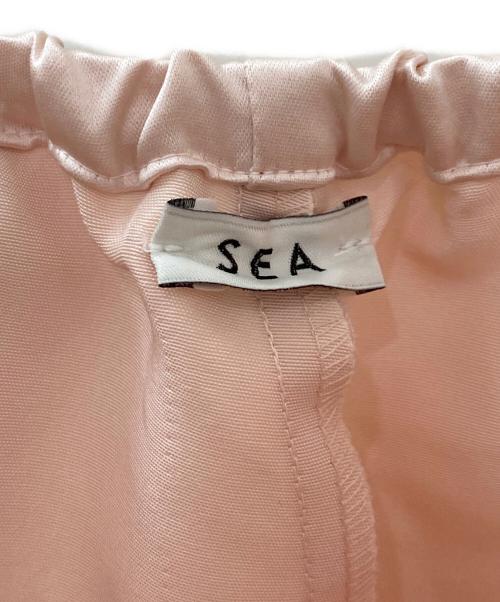 SEA（シー）SEA (シー) ヘビーサテン トラウザーズ ピンク サイズ:Freeの古着・服飾アイテム