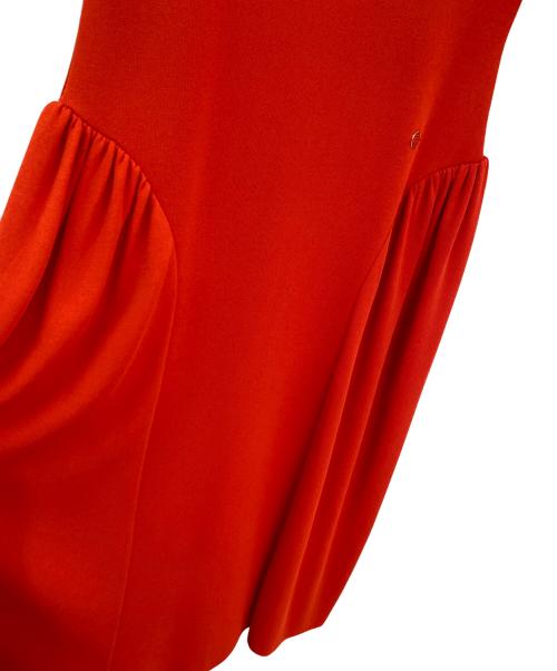 BORDERS at BALCONY（ボーダーズアットバルコニー）BORDERS at BALCONY (ボーダーズアットバルコニー) COCOON KNIT DRESS コクーン ニット ワンピース/BD2611-1K-20 レッド サイズ:38の古着・服飾アイテム