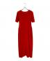 BORDERS at BALCONY (ボーダーズアットバルコニー) COCOON KNIT DRESS コクーン ニット ワンピース/BD2611-1K-20 レッド サイズ:38：60000円