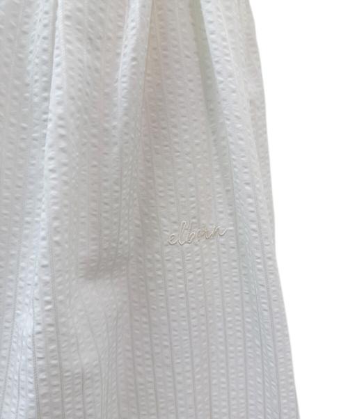 ELBORN（エルボルン）ELBORN (エルボルン) ノースリーブワンピース ホワイト サイズ:Freeの古着・服飾アイテム