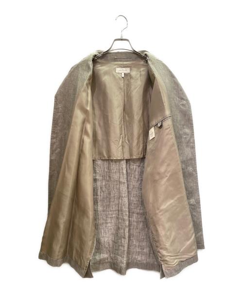 ERMENEGILDO ZEGNA（エルメネジルド・ゼニア）ERMENEGILDO ZEGNA (エルメネジルド・ゼニア) リネン混ジャケット サイズ:54の古着・服飾アイテム