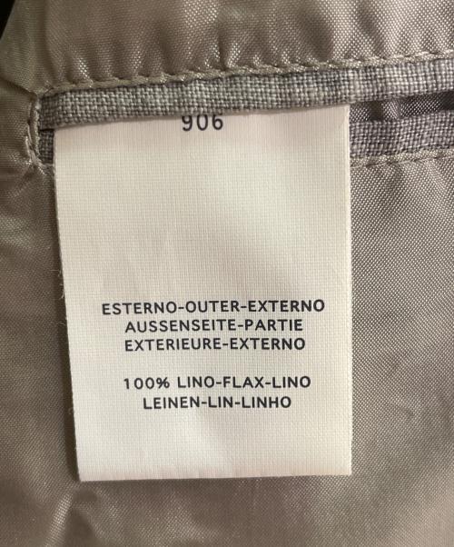 ERMENEGILDO ZEGNA（エルメネジルド・ゼニア）ERMENEGILDO ZEGNA (エルメネジルド・ゼニア) リネン混ジャケット サイズ:54の古着・服飾アイテム