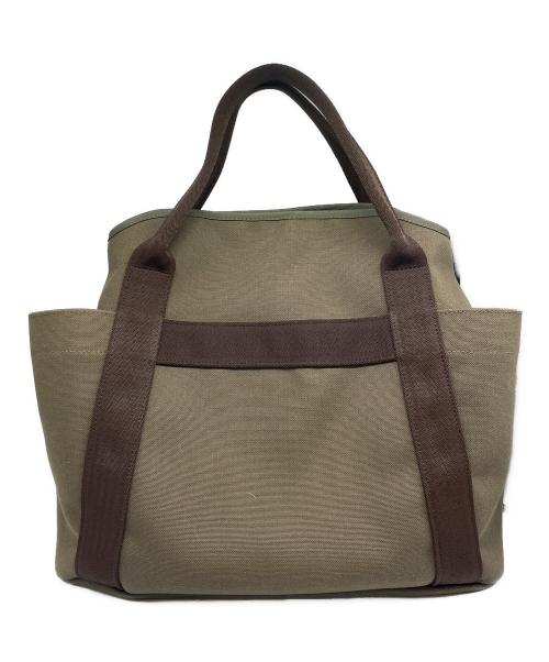 HERMES（エルメス）HERMES (エルメス) Sac de Pansage Groom Bag サック ド パンサージュ グルーム X刻印:2016年製 オリーブ×ブラウン オリーブ×ブラウンの古着・服飾アイテム