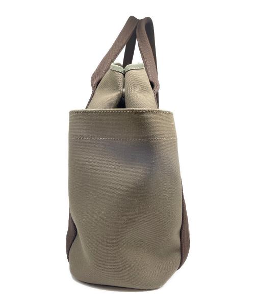HERMES（エルメス）HERMES (エルメス) Sac de Pansage Groom Bag サック ド パンサージュ グルーム X刻印:2016年製 オリーブ×ブラウン オリーブ×ブラウンの古着・服飾アイテム