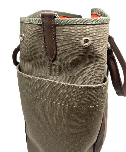 HERMES（エルメス）HERMES (エルメス) Sac de Pansage Groom Bag サック ド パンサージュ グルーム X刻印:2016年製 オリーブ×ブラウン オリーブ×ブラウンの古着・服飾アイテム