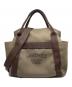 HERMES（エルメス）の古着「Sac de Pansage Groom Bag サック ド パンサージュ グルーム X刻印:2016年製 オリーブ×ブラウン」｜オリーブ×ブラウン