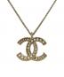 CHANEL（シャネル）の古着「CC Logo Reversible Necklace ココマーク リバーシブルネックレス/A86531」｜ゴールド