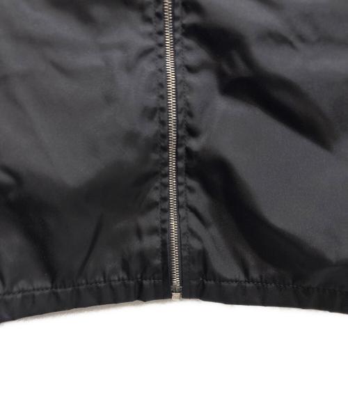 PRADA（プラダ）PRADA (プラダ) ナイロン半袖ジップアップシャツ ネイビー サイズ:Lの古着・服飾アイテム