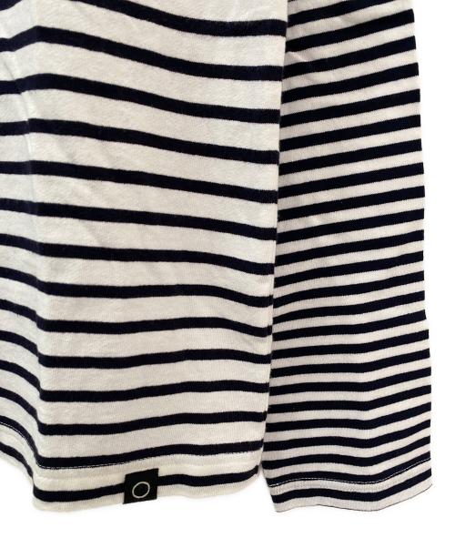 Malle（マル）Malle (マル) ボーダカットソー ブラック×ホワイト サイズ:Freeの古着・服飾アイテム