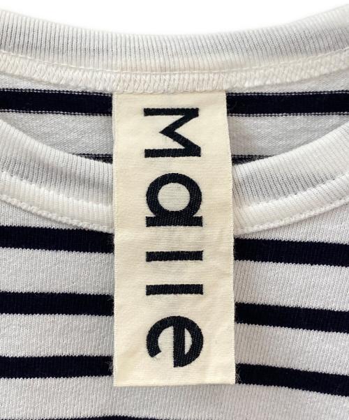 Malle（マル）Malle (マル) ボーダカットソー ブラック×ホワイト サイズ:Freeの古着・服飾アイテム