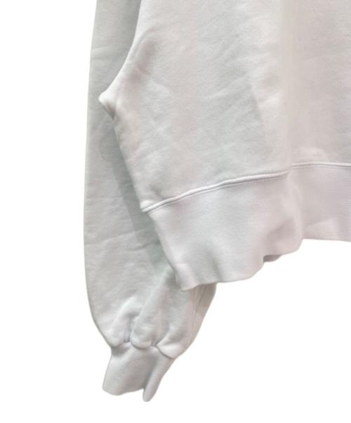 MSGM（エムエスジーエム）MSGM (エムエスジーエム) モックネックショート丈スウェット ホワイト サイズ:Mの古着・服飾アイテム